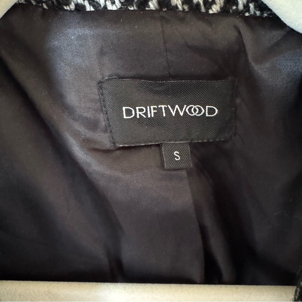 Driftwood Anthropologie Relaxed Plaid Blazer, Size Small - Picture 9 of 14